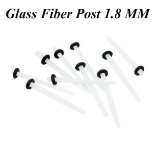 KJCDental Glass Fiber Post Refills 1.8 MM - Black (Pack of 10pcs)